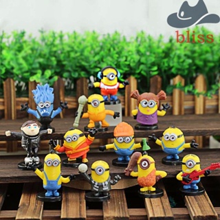 Bliss ฟิกเกอร์ PVC รูปการ์ตูนมินเนี่ยน Despicable Me น่ารัก สําหรับตกแต่งบ้าน