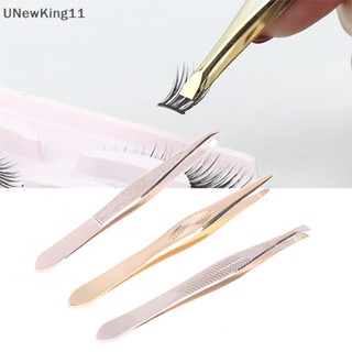 Unewking แหนบสเตนเลส ปากคีบคิ้ว กําจัดขนบนใบหน้า 1 ชิ้น