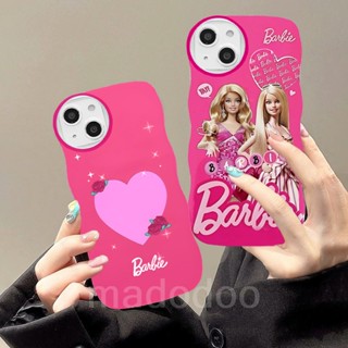 Casing Redmi Note 11S 11 10s 10 Pro 9 8 10C 10A 9C 9S 9A 6A 5A POCO M3 X3 M4 Pro 4G F5 5G NFC K40S Pretty Barbie Princess Fine Hole Airbag Shockproof Wave Edge Phone Case 1BW 81