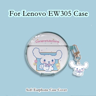 【ส่วนลด】เคสหูฟัง แบบนิ่ม ลายการ์ตูน สําหรับ Lenovo EW305 EW305