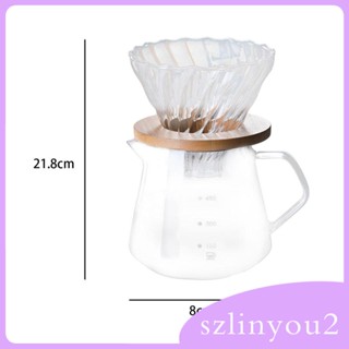 [szlinyou2] เครื่องชงกาแฟสเตนเลส 600 มล. 300 มล.