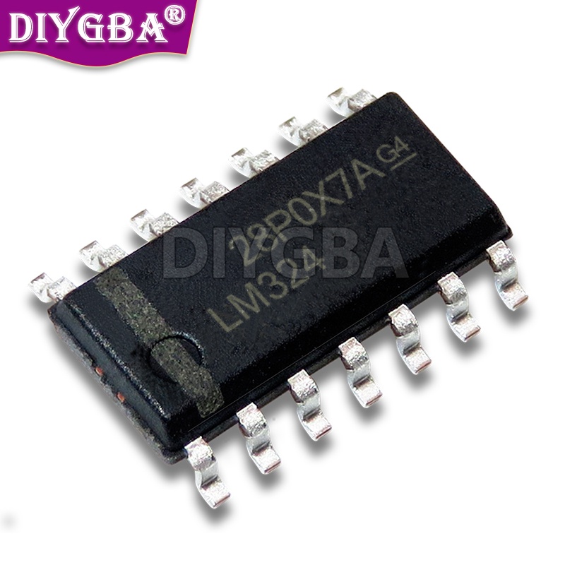 50PCS LM324 LM324N LM324DR SOP-14 ชิปเซ็ต IC