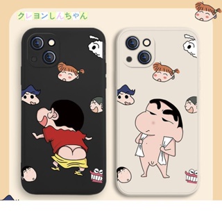 Crayon Shin-chan funny เคสไอโฟน 12 promax 7 พลัส iPhone 8 7 plus 11 13 14 pro max case Xr X Xs max cute se2020 เคส นิ่ม