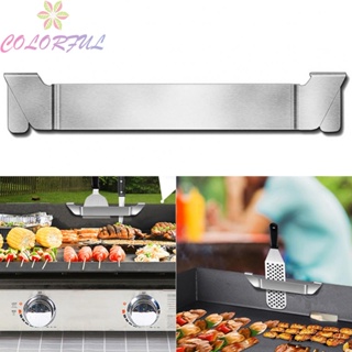 【COLORFUL】Spatula Holder Grilling Parties. Stainless Steel Barbecue Tool Easy Installation