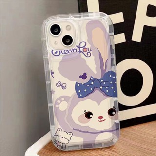 Yiki|เคสโทรศัพท์มือถือแบบนิ่ม ใส ลายการ์ตูนคลื่น StellaLou น่ารัก สําหรับ Huawei Honor X9A X9 X8 X7 X5 X40 X20 X10 X30i X30 X50i X40 GT