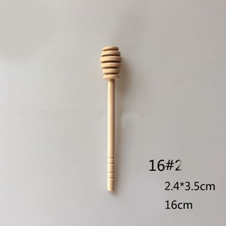 【yunhai】Wooden Honey Stick Wood Stick Honey Dipper Honey Spoon Stick Honey Rod