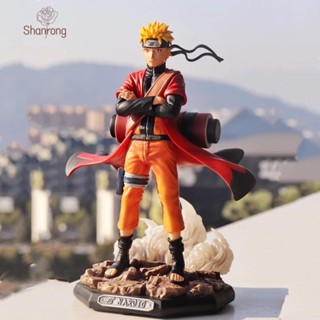 Shanrong โมเดลวันพีช โมเดล นารูโตะ โมเดลอนิเมะ ฟิกเกอร์อนิเมะ Uzumaki Naruto โมเดลตุ๊กตา PVC ของเล่นสําหรับเด็ก