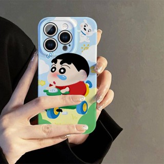 เคสโทรศัพท์มือถือแบบแข็ง ลายการ์ตูนชินจัง สร้างสรรค์ สําหรับ Iphone 14promax 13 11 12 XR XS