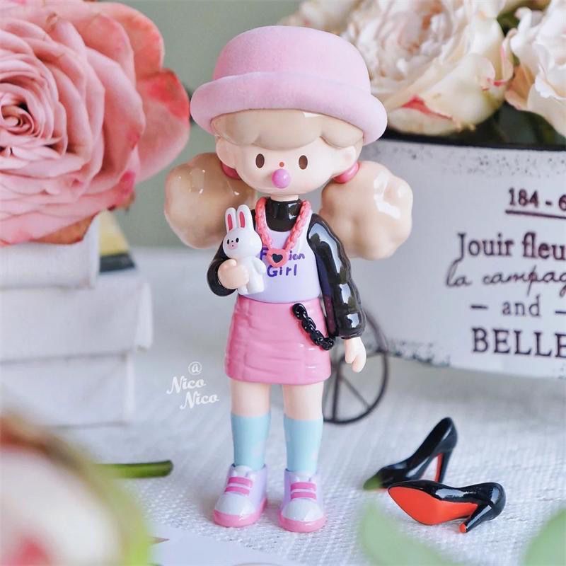 ของแท้ Popcorn Girl 5th Generation molinta Scandal Club Series Mystery กล่องรูปเครื่องประดับรถอินเทรนด์เล่นของขวัญสร้างสรรค์