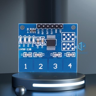 Ttp224 บอร์ดเซนเซอร์สัมผัส 4 ช่อง 2.4V-5.5V [Missece.th]