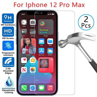 เคสโทรศัพท์มือถือกระจกนิรภัย กันรอยหน้าจอ สําหรับ iphone 12 pro max 12promax 12pro