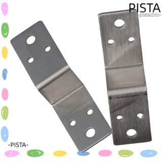 Pista อุปกรณ์ล็อคมุมประตู รูปตัว Z แบบหนา มั่นคง สีเงิน สําหรับ Hut