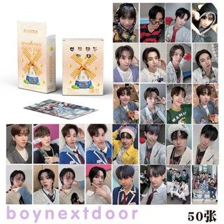 การ์ดโลโม่เลเซอร์ Boynextdoor 50 ชิ้น/ชุด