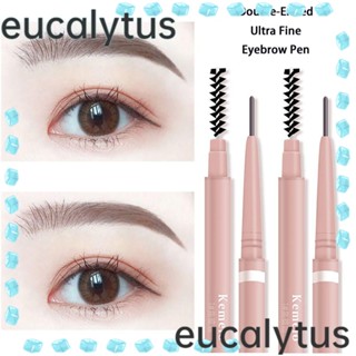 Eucalytus1 ดินสอเขียนคิ้ว แบบหมุนอัตโนมัติ ติดทนนาน 1.5 มม. สําหรับผู้เริ่มต้น