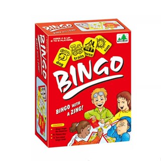 เกมบิงโก ของเล่นเด็ก การ์ดเกม เกมเล่นกลุ่มเพื่อน Bingo Award Winning Preschool Game for Pre/ Early Readers Age 3 and Up