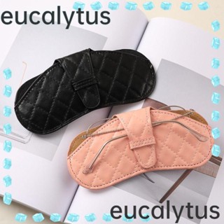 Eucalytus1 แว่นตา หนัง PU ป้องกันแรงดัน สไตล์เรโทร