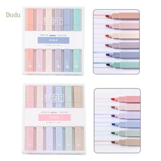 Dudu ปากกามาร์กเกอร์ ไฮไลท์ 6 สี สําหรับเด็ก 6 ชิ้น