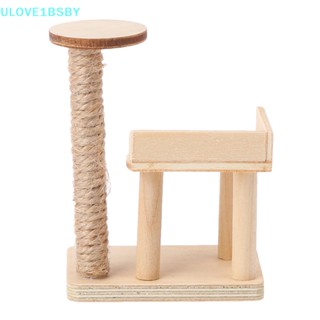 Ulove1bsby โมเดลแมวจิ๋ว 1:12 อุปกรณ์เสริม สําหรับตกแต่งบ้านตุ๊กตา