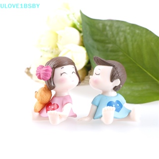 Ulove1bsby ฟิกเกอร์เรซิ่น รูปคู่รัก โนม สวนจิ๋ว งานฝีมือ สําหรับตกแต่ง TH