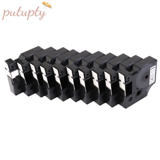 ริบบิ้นฉลาก สีดําบนพื้นขาว สําหรับ Dymo D1 45013 160 210 450 280 10 ชิ้น