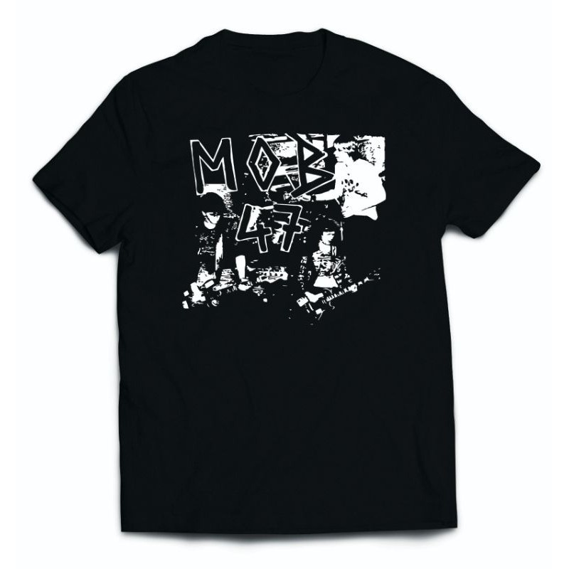 มีหลายสี Mob47 เสื้อยืด ลาย oldskool Sweden Hardcore สไตล์พังก์