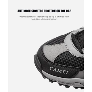 AmericanCAMEL รองเท้าผ้าใบ กันลื่น ทนต่อการสึกหรอ สําหรับผู้ชาย เดินป่า