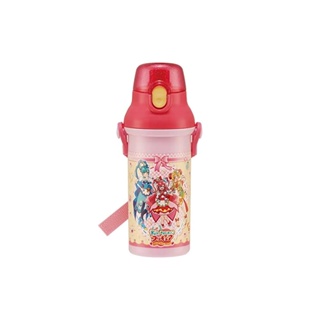 Skater Childrens Plastic Water Bottle 480ml Antibacterial Delicious Precure Made in Japan PSB5SANAG-A