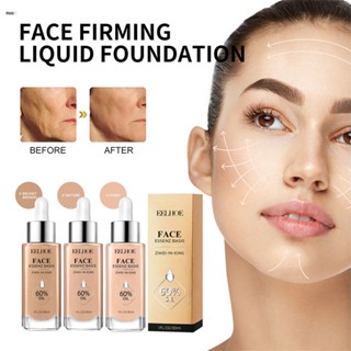 Eelhoe Facial Exquisite Liquid Foundation คอนซีลเลอร์สำหรับผิวติดทนนาน No Makeup Translucent Brightening Skin Color Beauty Base เมคอัพ nuuo