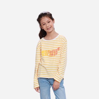 WRANGLER KIDS เสื้อยืดแขนยาวเด็กผู้หญิง คอลเลคชั่น Funky Street รุ่น WK C2022102 MULTI COLOR แรงเลอร์ เสื้อยืดแขนยาว เสื้อยืดแขนยาวเด็กผู้หญิง