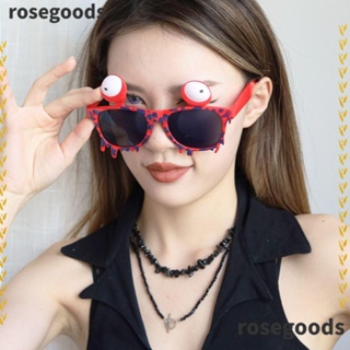 Rosegoods1 แว่นตาคอสเพลย์ รูปค้างคาว สีดํา สําหรับปาร์ตี้ฮาโลวีน