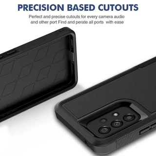 สําหรับ Samsung Galaxy A53 A73 A33 A23 A13 5G 4G Heavy-Duty Tough ทนทานกันกระแทกป้องกันกรณีฝาครอบ