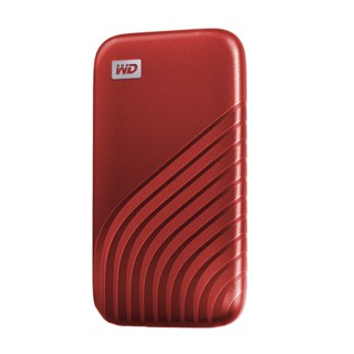 WD EX HDD MY PASSPORT SSD 500GB รุ่น WDBAGF5000ARD-WESN สีแดง