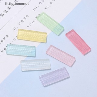 [little.coconut] อุปกรณ์เสริมเคสโทรศัพท์มือถือ เจลครีม เรืองแสง ขนาดเล็ก สําหรับตกแต่งบ้านตุ๊กตา DIY 2 ชิ้น