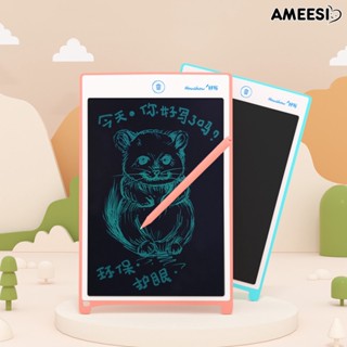 Ameesi บอร์ดเขียน 8.5 10 นิ้ว พร้อมปากกา หน้าจอ LCD สําหรับเขียนข้อความ