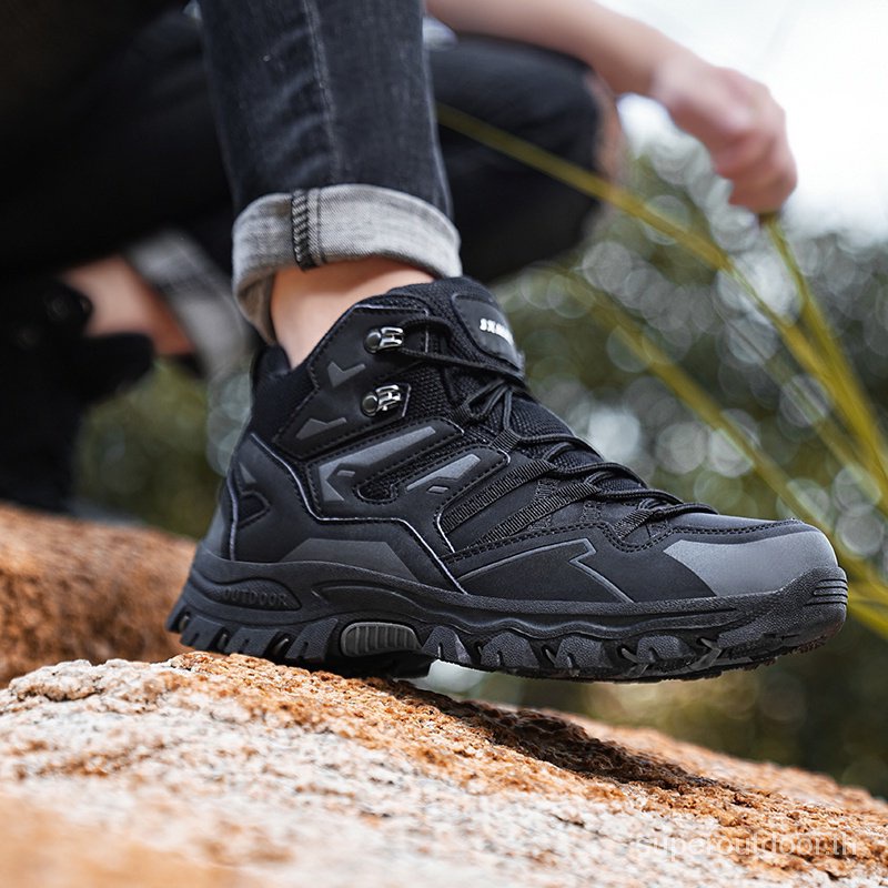 พร้อมส่ง รองเท้ากีฬา รองเท้าเดินป่าลําลอง ข้อสูง กันน้ํา ขนาดใหญ่ สําหรับผู้ชาย และผู้หญิง - รูปที่ 7
