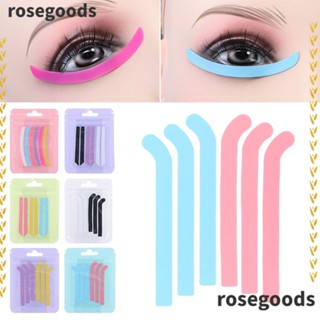 Rosegoods1 แผ่นดัดขนตา ซิลิโคน 3 คู่