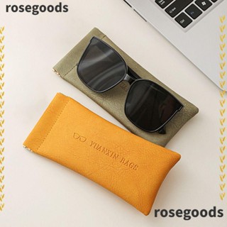 Rosegoods1 กระเป๋าใส่แว่นตาอ่านหนังสือ สําหรับผู้หญิง ผู้ชาย