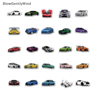 Blowgentlywind สติกเกอร์ ลายกราฟฟิติ JDM สําหรับติดตกแต่งกระเป๋าเดินทาง สเก็ตบอร์ด รถยนต์ 50 ชิ้น BGW