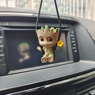 โมเดลการ์ตูนอนิเมะ The Groot สําหรับตกแต่งกระจกมองหลังรถยนต์