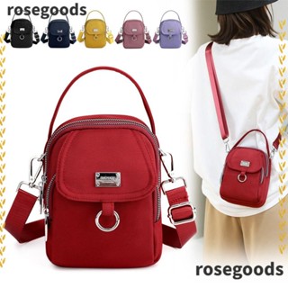 Rosegoods1 กระเป๋าถือ กระเป๋าสะพายไหล่ หูหิ้ว หลายช่อง ใช้ซ้ําได้