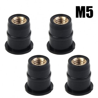 ⚡NEW 8⚡Windshield Nuts Damper Easy Installation M5 Mounting Nuts Panel Rubber