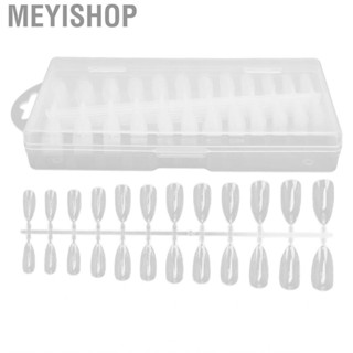 Meyishop 240pcs Nail Tip DIY Art Transparent Tips Extension Artificial