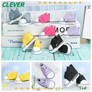 Clever รองเท้า สเกล 1/6 แฮนด์เมด อุปกรณ์เสริม สําหรับบ้านตุ๊กตา 1 คู่