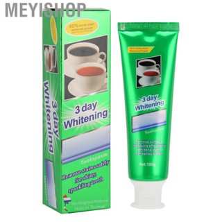 Meyishop Stain  Toothpaste  Strengthen and Protect Tooth Enamel Deep Clean for Odor Home Whiten