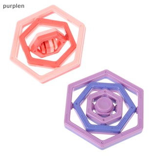 Purplen ของเล่นสปินเนอร์ รูปสิงโต สีม่วง 3D คลายเครียด สําหรับสมาธิสั้น ออทิสติก EN