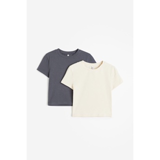 H&amp;M  Woman 2-pack cropped T-shirts 1141812_1