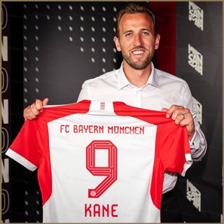 Qy 2023-24 เสื้อยืดแขนสั้น พิมพ์ลาย Bayern Munchen Home Harry Kane Jersey พลัสไซซ์ สําหรับทุกเพศ