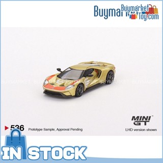 [ของแท้] Mini GT 1:64 #536 Ford GT Holman Moody Moody Heritage Edition Car Model