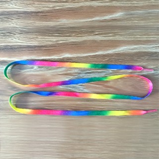 Rainbow Shoestrings Shoelaces Cotton Sneakers Flat Shoelaces Clearance sale