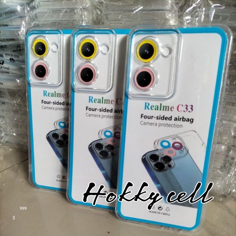 เคสนิ่ม Clear Space Bening Realme C33 ตัวป้องกันกล้อง